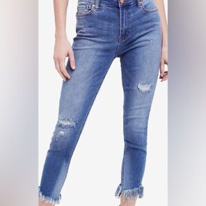 We The Free great heights skinny jeans in light blue